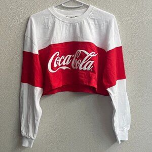 Zara Coca-Cola Cropped Sweater Size S